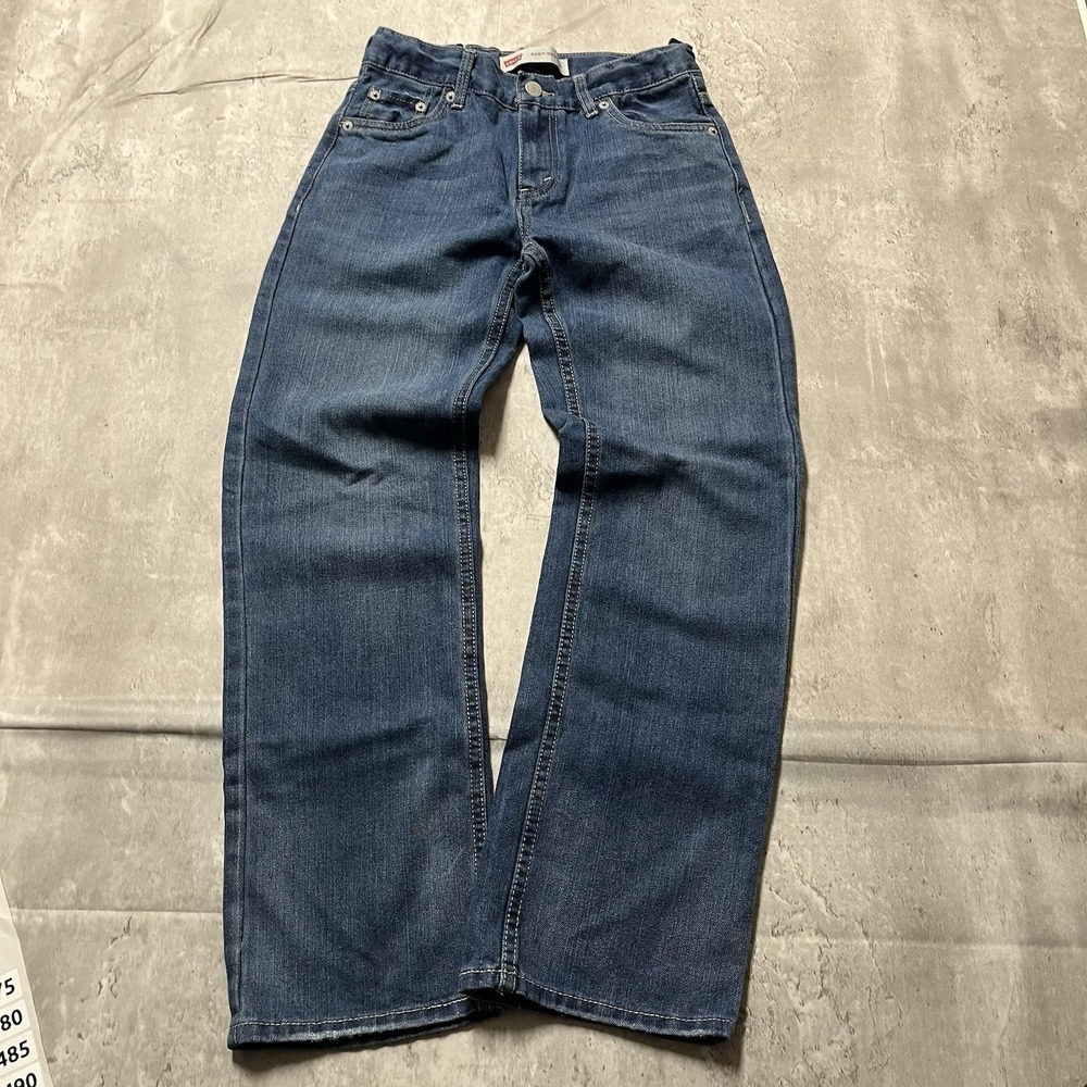 Vtg Levis Jeans Student 14Reg 27x29 Medium Wash 505 Regular Straight Leg Denim